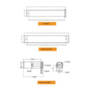 Clevis Pin & R Clip 1" 76mm