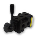 Solenoid Diverter Valve 6 Port (250 bar, 1/2″ BSPP)