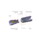 801306017 COUPLING FLAT FACE HI PRESS MALE 1/2 X 7/8 JIC BH