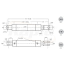 Phasing Cylinder 36" Stroke