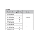 Spin On Element 25µm 220mm long 150lpm