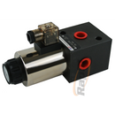 Solenoid Diverter Valve, 3 Port, 12vDC, 1/2" Ports, 80lpm
