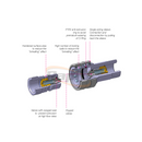 (800600002) COUPLING ISO B FEMALE 1/4" BSPP