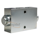 Dual Pilot Check Valve, Line Mount, 3/8 BSPP