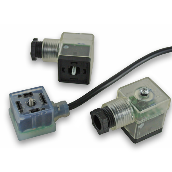 DIN Plugs 43650 Form A 2-Pole + PE