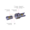 (800600005)COUPLING ISO B MALE 3/8" BSPP