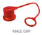 DUST CAP RED TO SUIT ISO B 3/4"